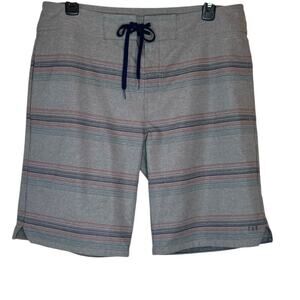 TRAVIS MATHEW 10" Surf and Board Shorts in Grey Men's 34 Waist